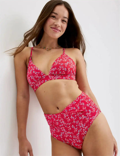 Teen Period Swim Twist High Rise Bikini Bottom - Last Call