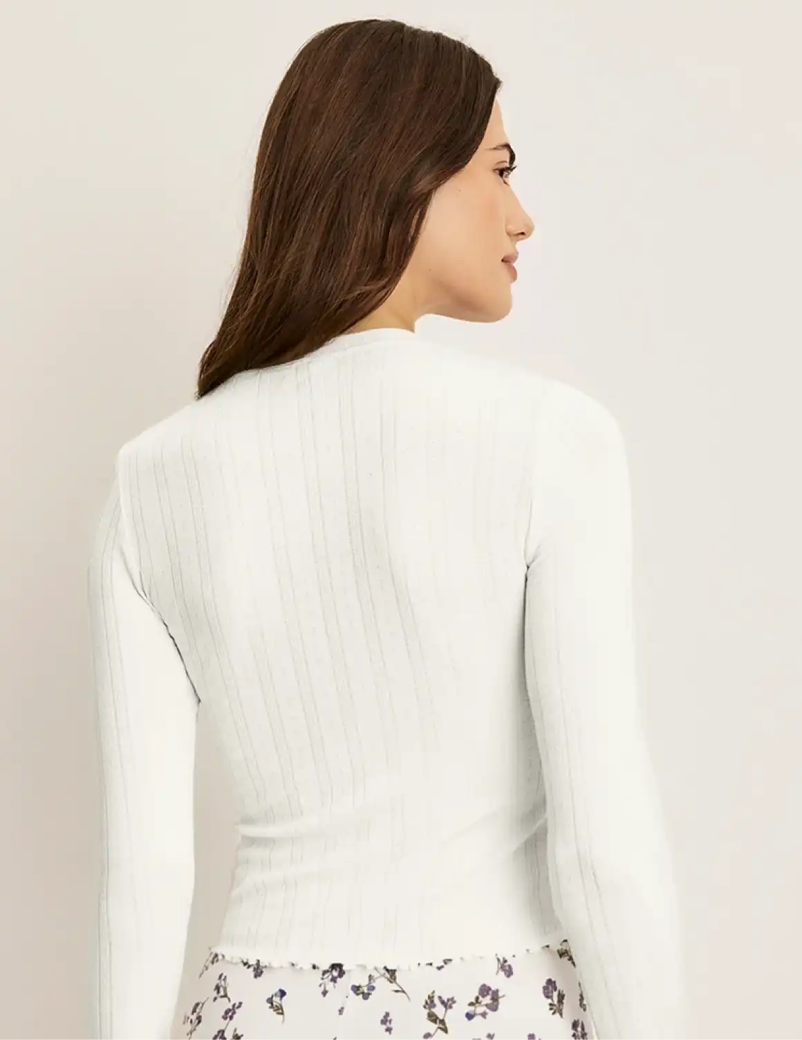 Pointelle Cardigan