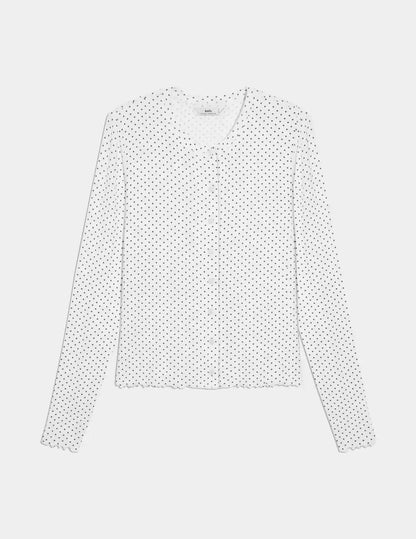 Pointelle Cardigan
