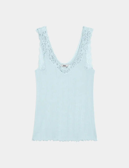 Pointelle Lace Tank