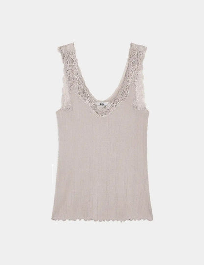 Pointelle Lace Tank