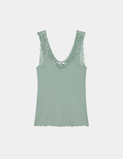 Pointelle Lace Tank