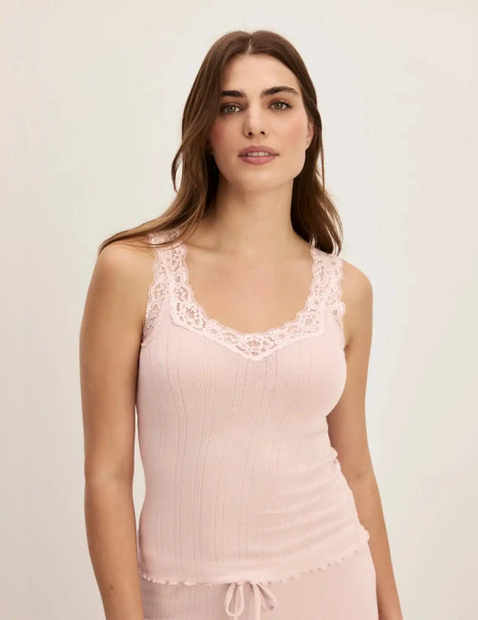Pointelle Lace Tank