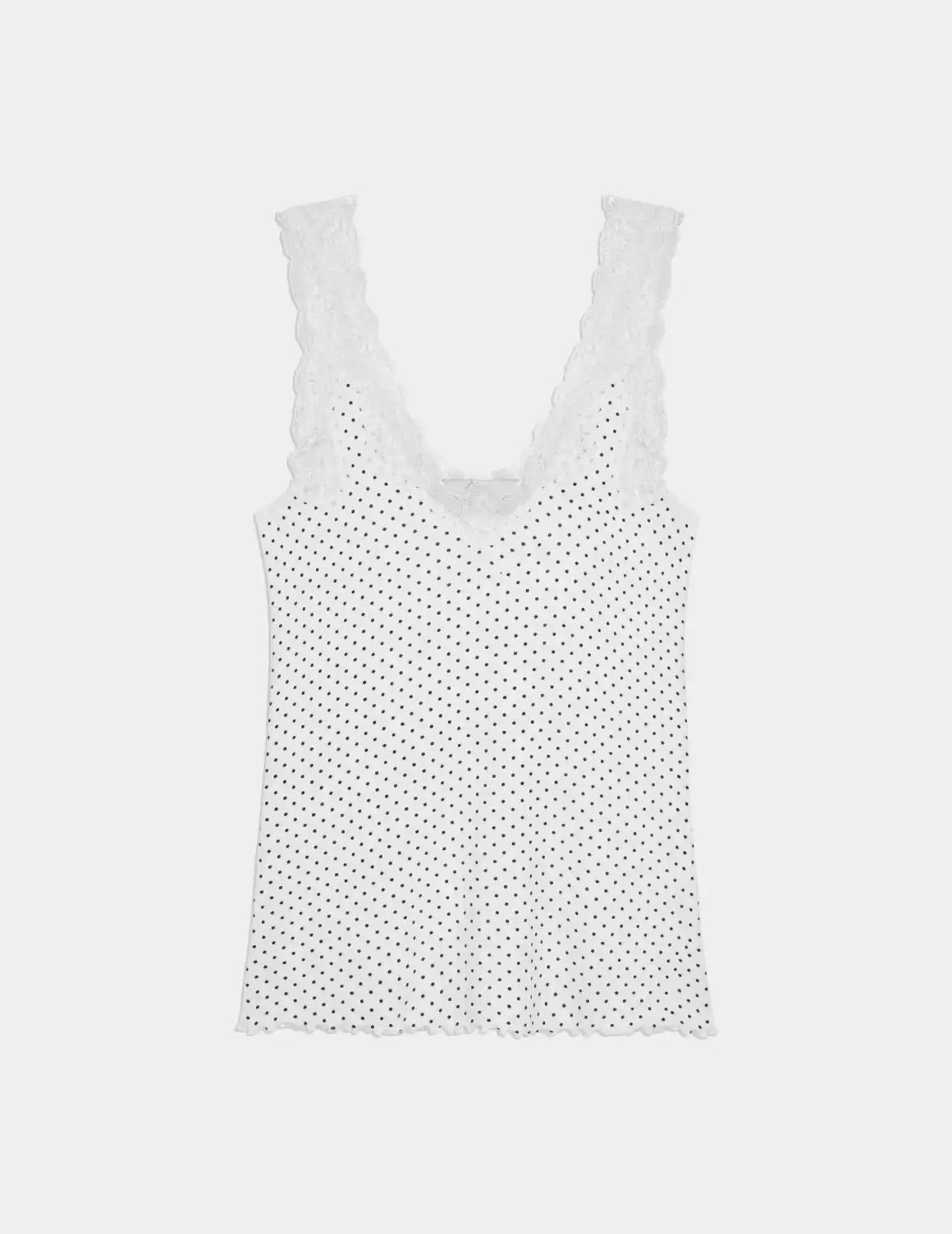 Pointelle Lace Tank