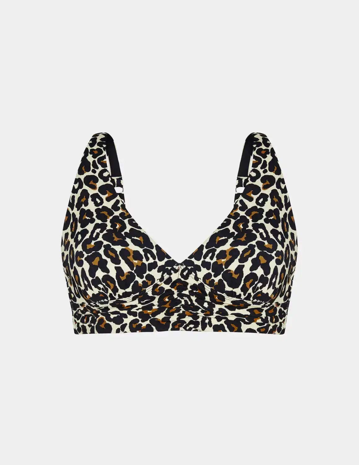 Ruched Deep V Bikini Top - Last Call