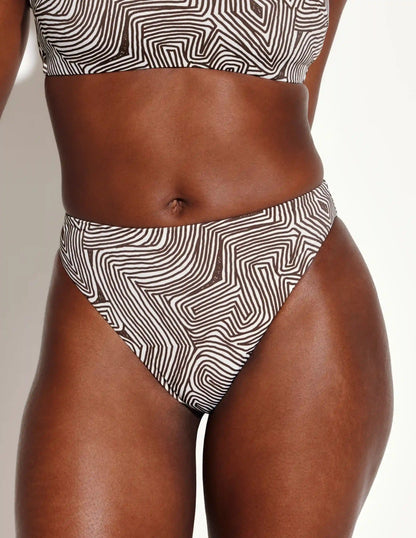 Sculpt High Cut Bikini Swim Bottom
