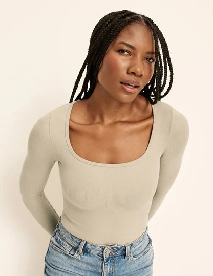 SculptRib™ Cotton Bodysuit