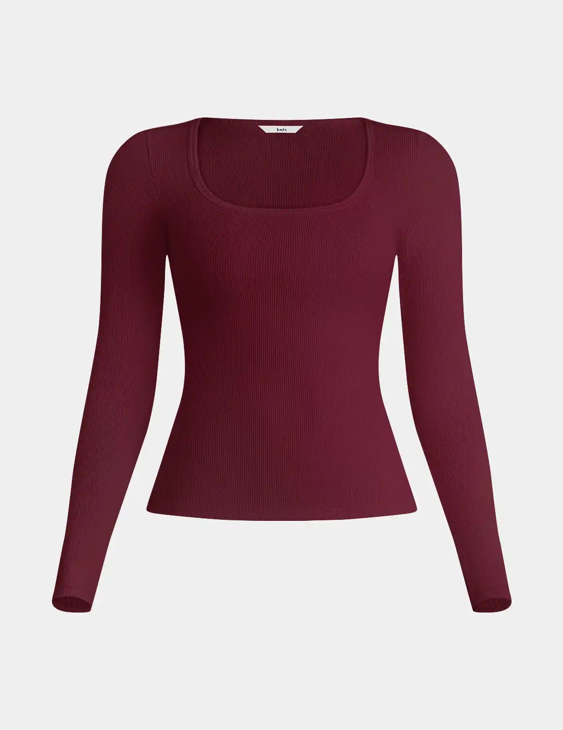 SculptRib™ Cotton Long Sleeve Top