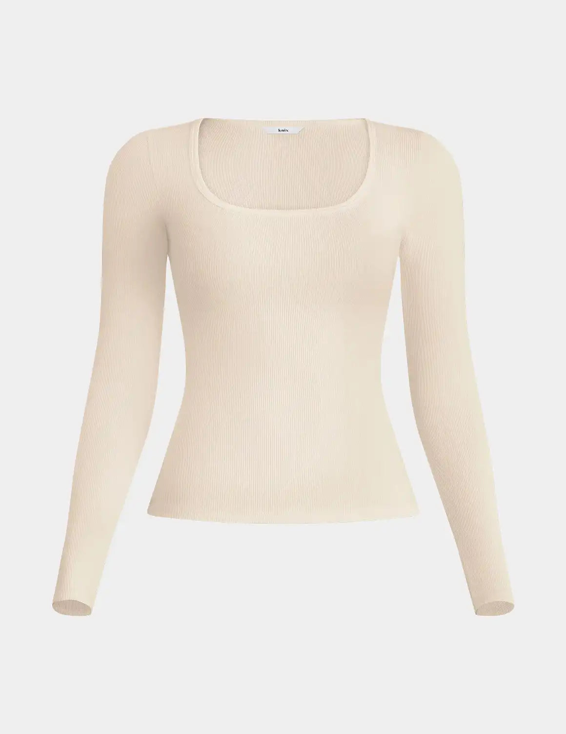 SculptRib™ Cotton Long Sleeve Top
