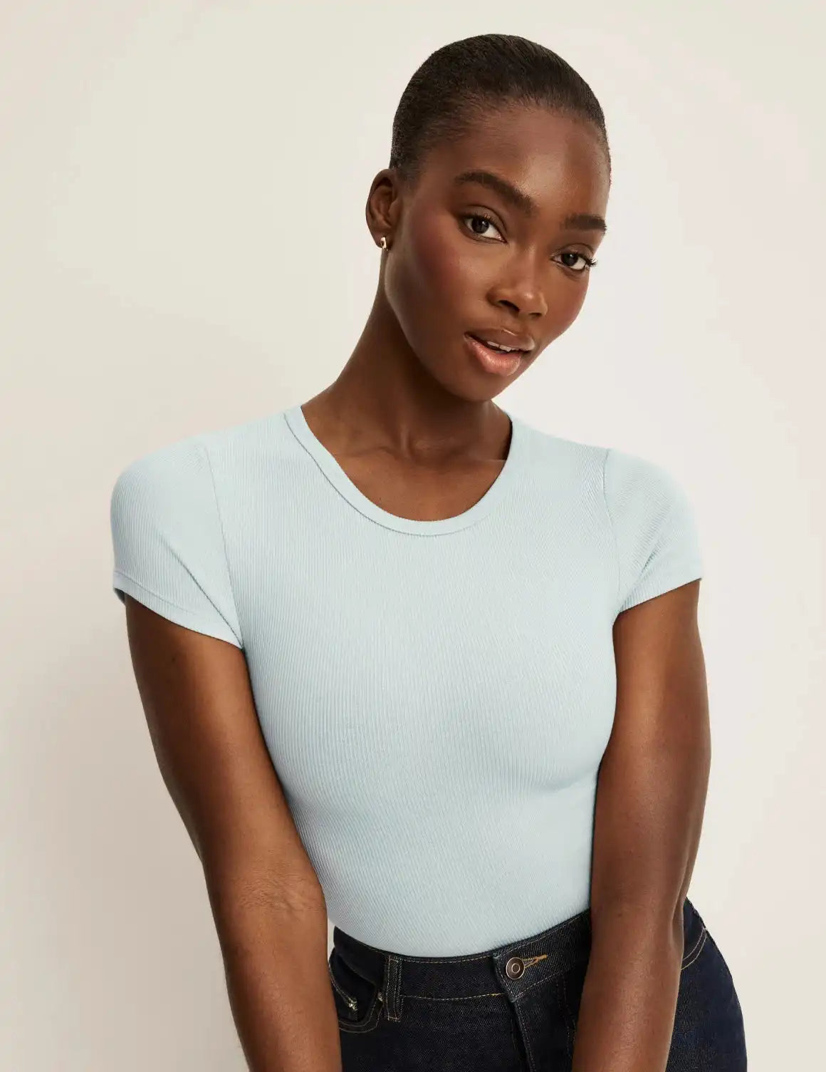 SculptRib™ Cotton T-Shirt - Last Call