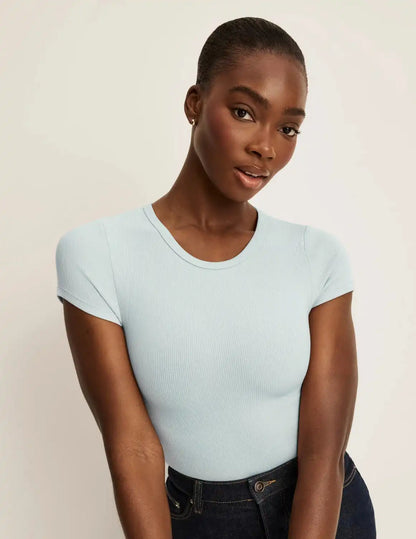 SculptRib™ Cotton T-Shirt - Last Call