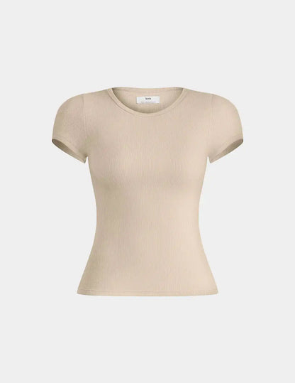SculptRib™ Cotton T-Shirt