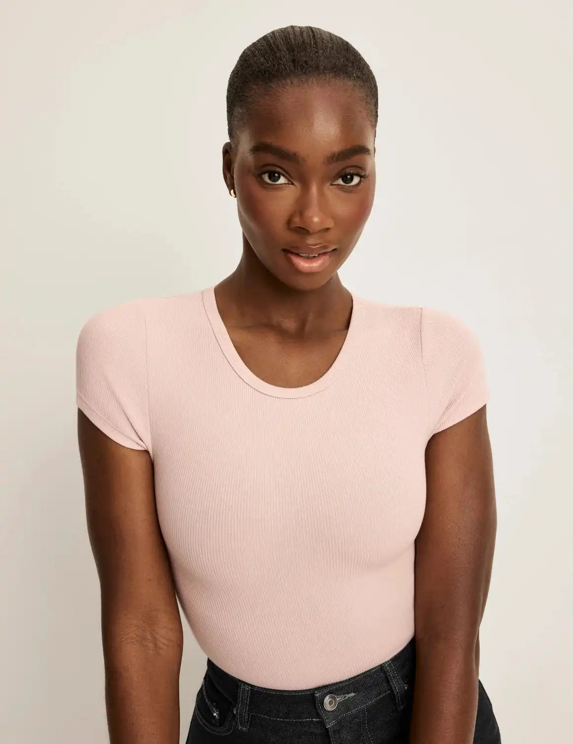 SculptRib™ Cotton T-Shirt - Last Call