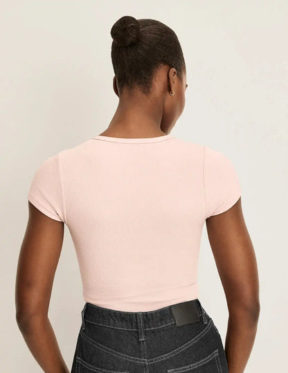 SculptRib™ Cotton T-Shirt - Last Call
