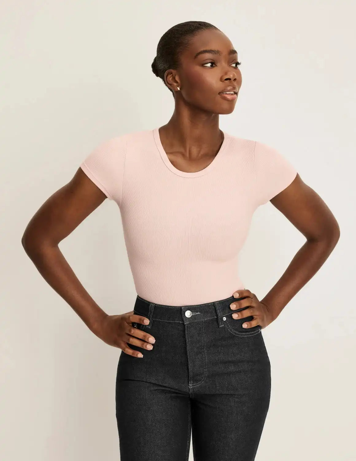 SculptRib™ Cotton T-Shirt - Last Call