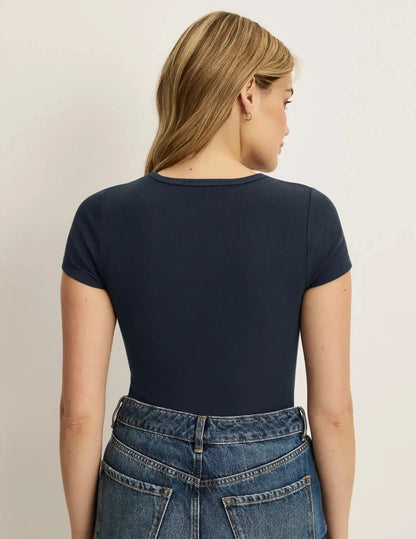 SculptRib™ Cotton T-Shirt - Last Call