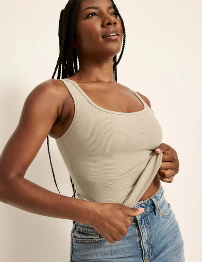 SculptRib™ Cotton Tank - Last Call