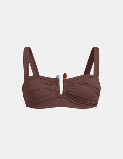 Limited-Edition Sculpt Ruched Bikini Top