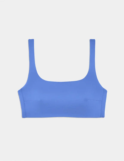 Teen Square Neck Scoop Bikini Top
