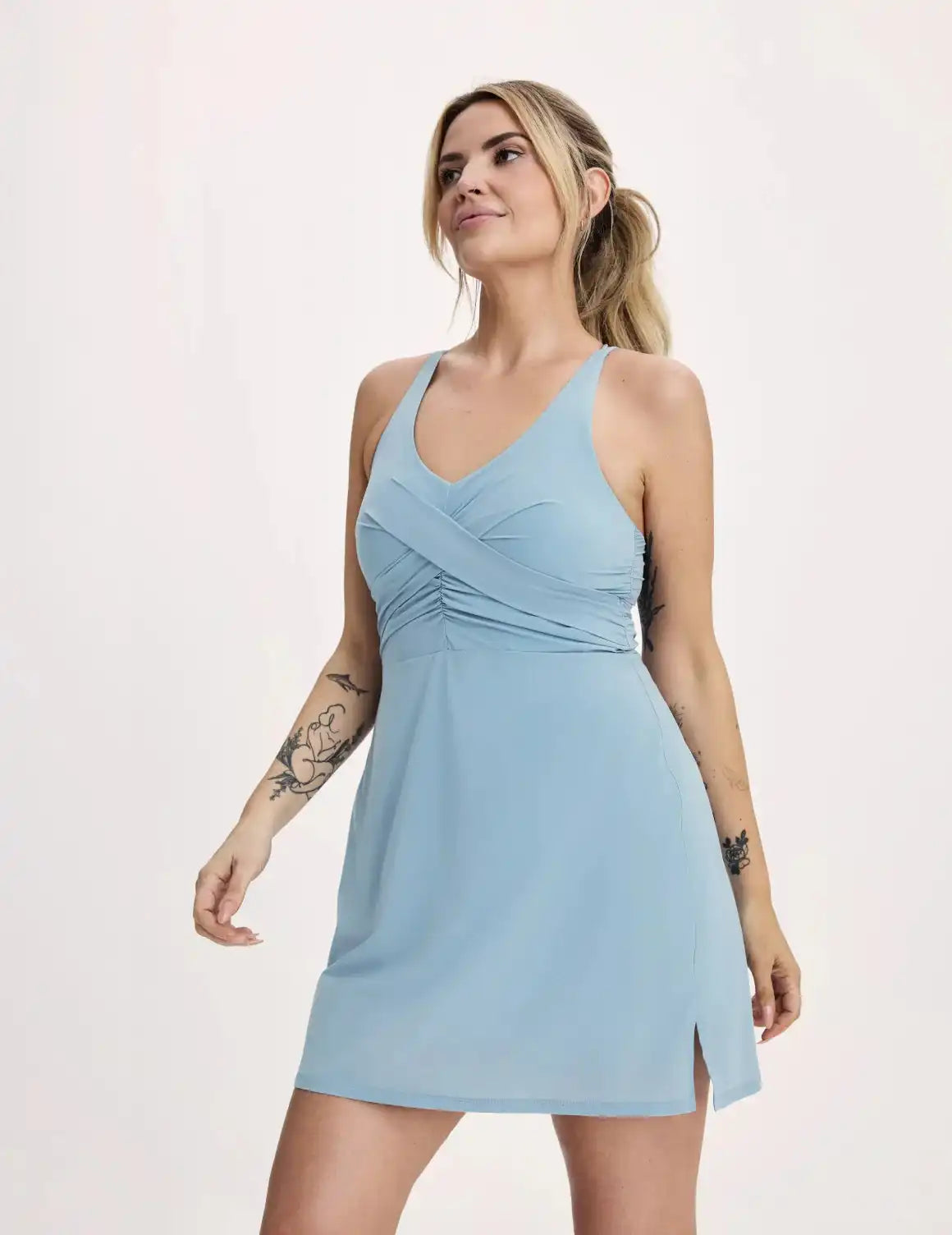 Studio V-Neck Dress - Last Call