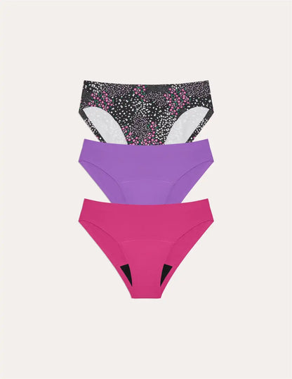 Teen Super Leakproof® No-Show Bikini 3-Pack - Last Call