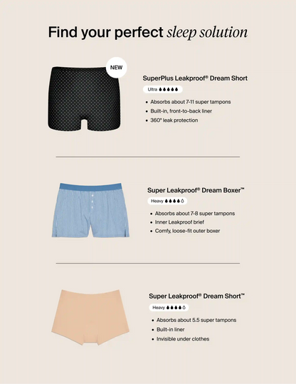 SuperPlus Leakproof® Dream Short