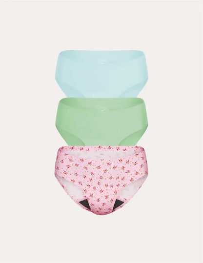 Teen Super Leakproof® No-Show Bikini 3-Pack - Last Call