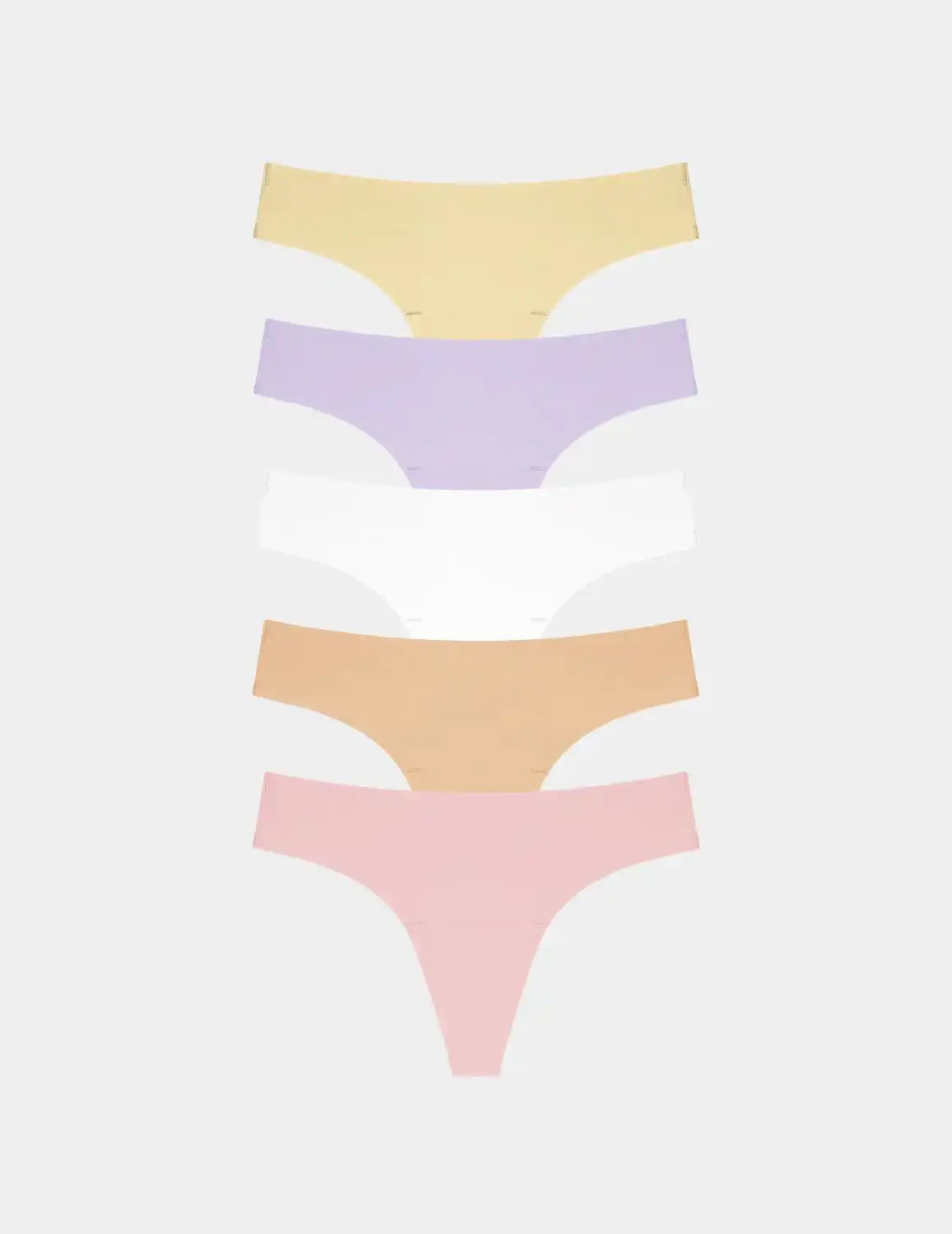 Essential No-Show Thong 5-Pack - Last Call
