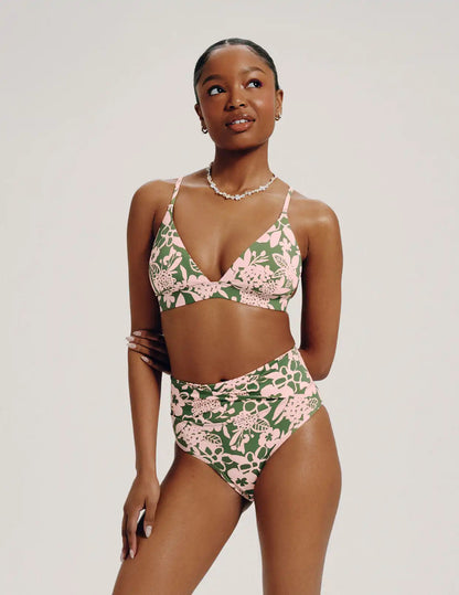 Teen Period Swim Twist High Rise Bikini Bottom - Last Call