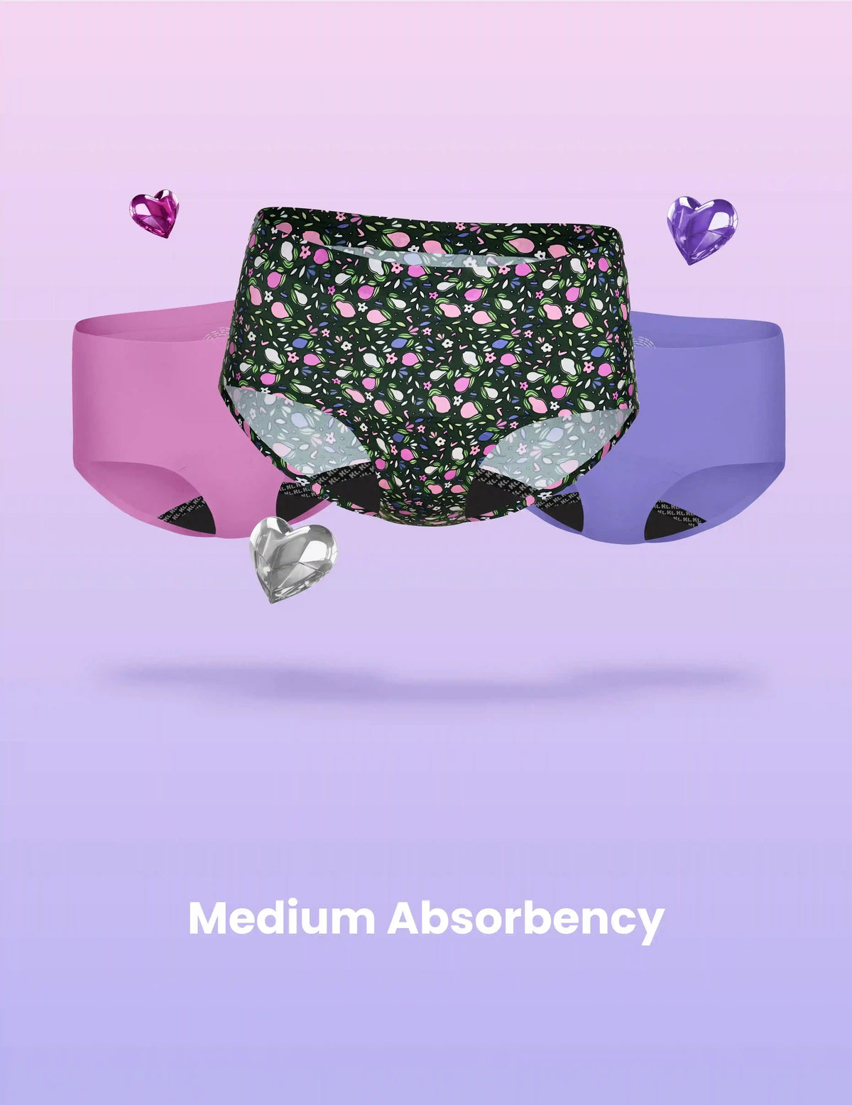 Teen Leakproof UltraThin No-Show Boyshort 3-Pack - Last Call
