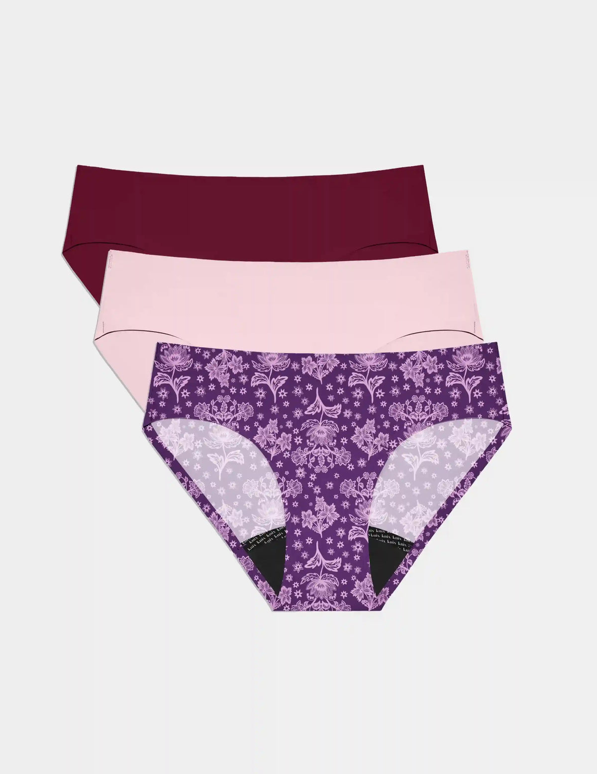 Leakproof UltraThin No-Show Bikini 3-Pack